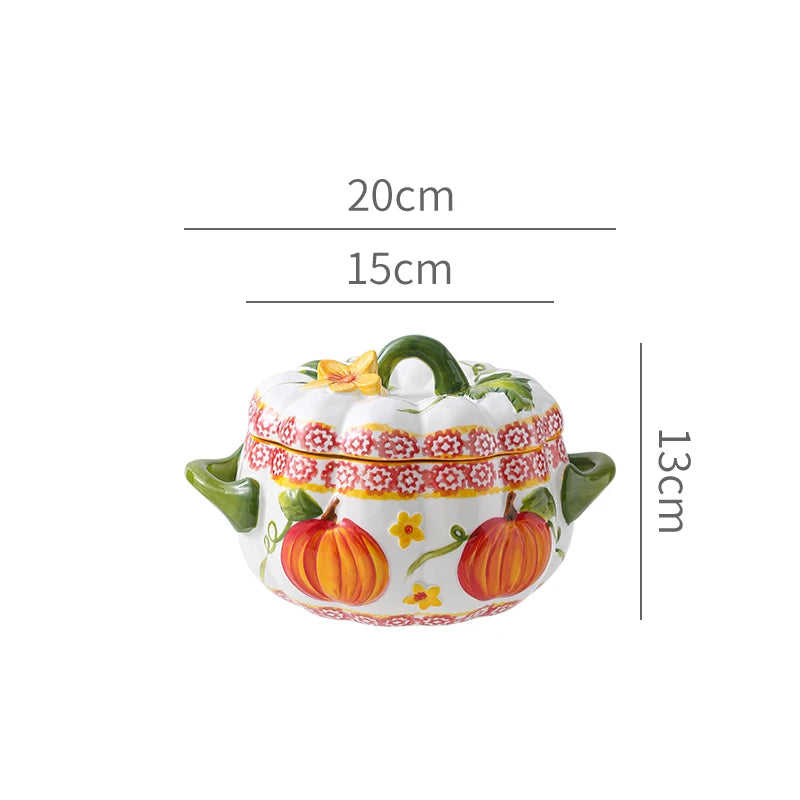 Keramikschüssel – Doppelgriff & Deckel – Vielseitiges Design