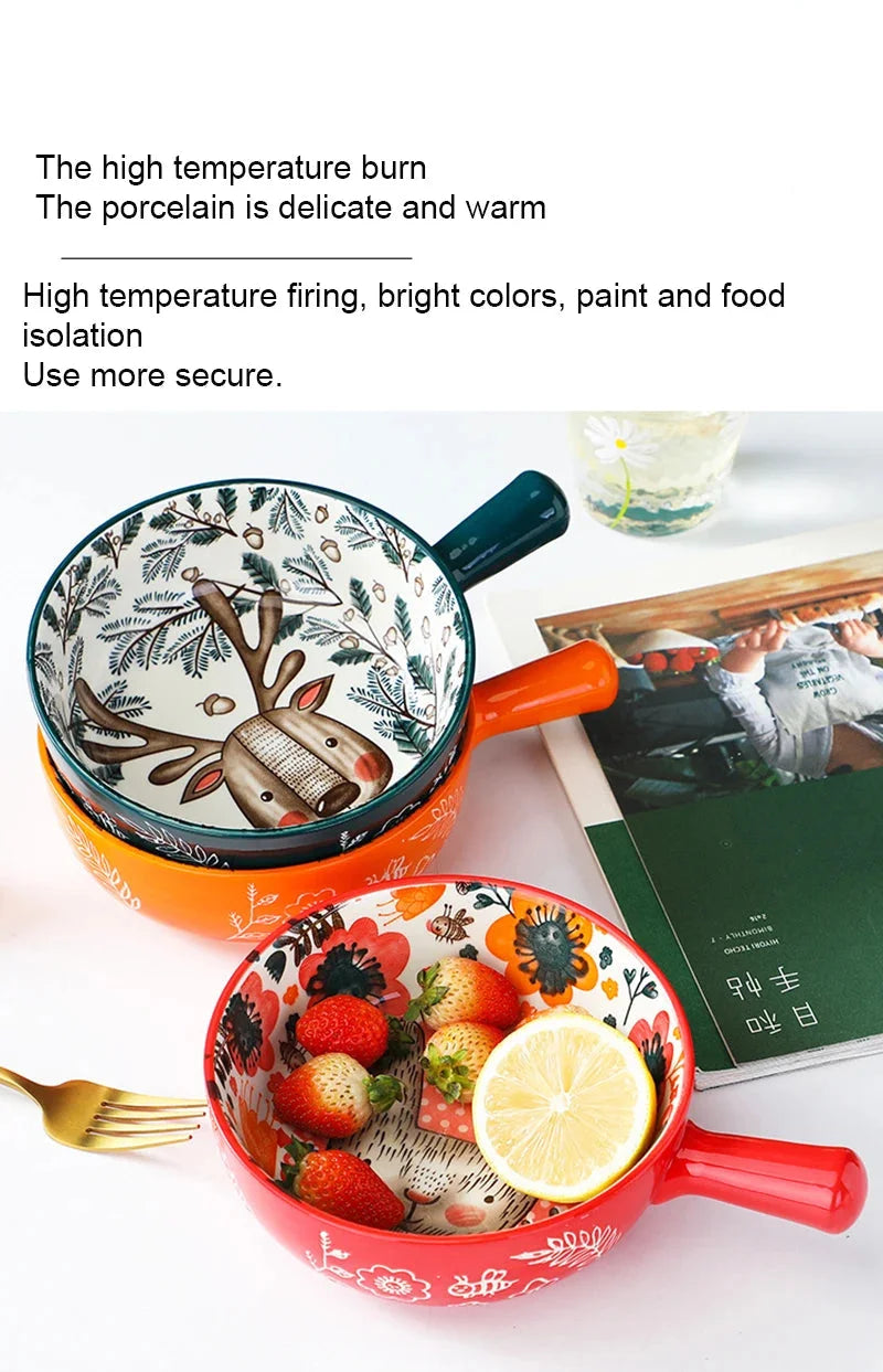 Cartoon-Keramikschale – Töpferhandwerk – Mikrowellensicher