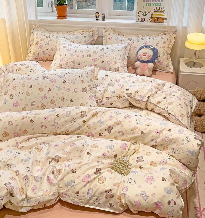 Kawaii Bettwäsche Set – Mikrofaser – Twin/Queen Grössen