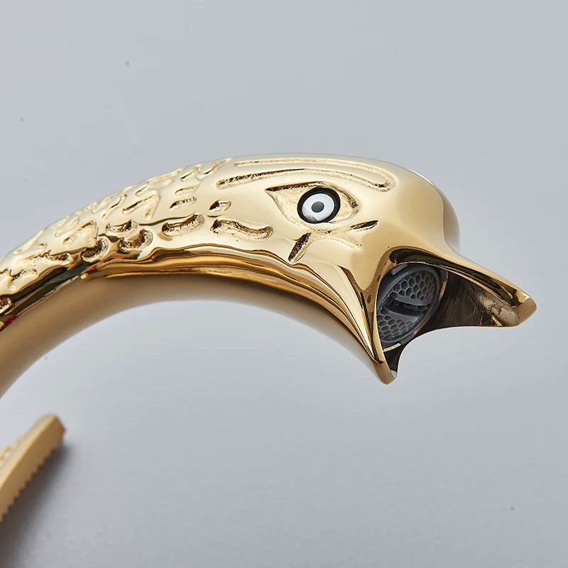 Goldener Schwanenwaschtischarmatur – Messing Modern Deckmontiert