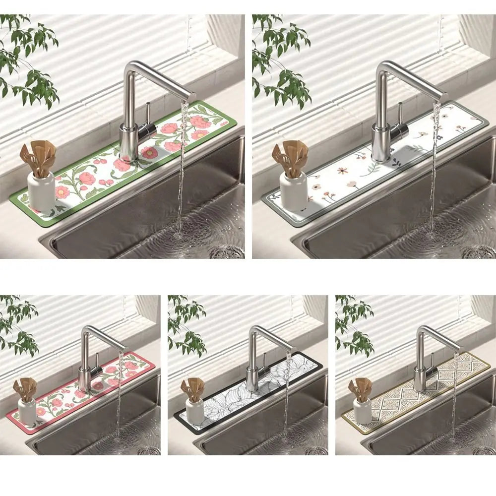 Diatomit Absorptionsmatte – Diatomeenschlamm Design 10x38cm/60cm