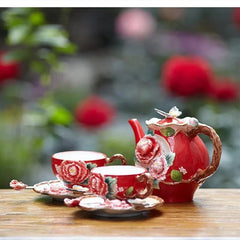 Pfingstrose Keramik Tee Set – Japan Stil – 101-200ml