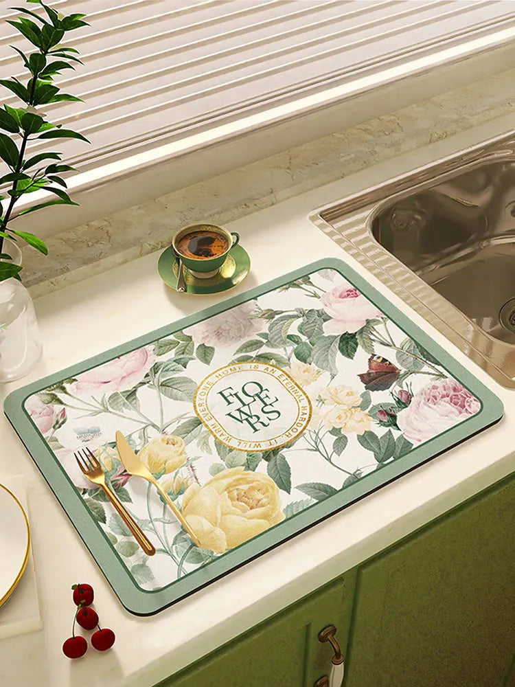 Schnell trocknende Matten – Diatom Mud Stil – 40x50 cm