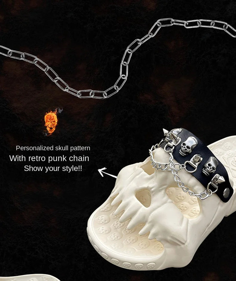 Schädel-Slides – EVA-Komfort für Strand & Zuhause