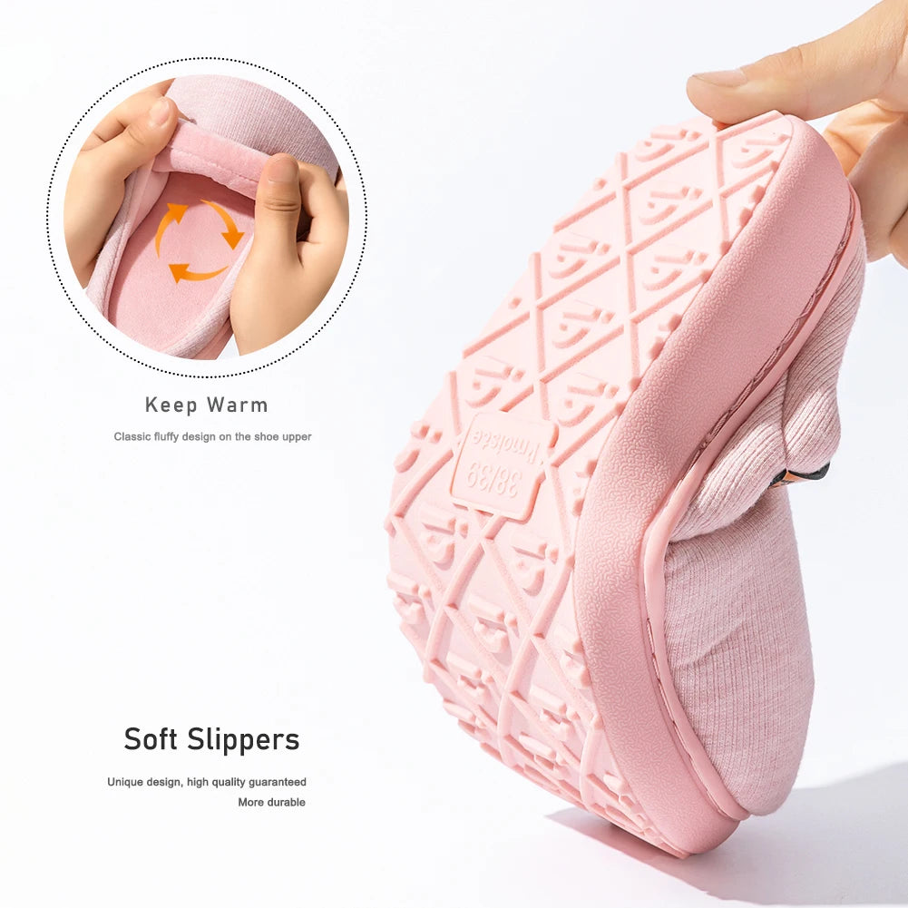 Pmoiste Damen Hausschuhe – Britischer Stil, Gemütliche Winterschuhe