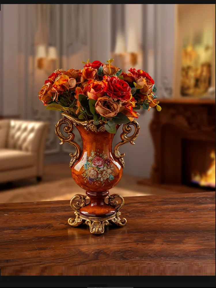 Retro Vase – Harz Amerikanischer Stil – Grosse Grösse