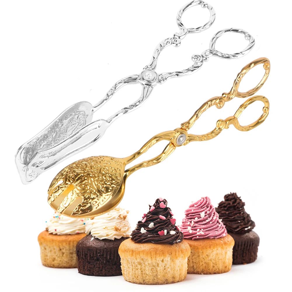 Lebensmittelzange – Vintage-Zinklegierung – Buffet-Essential