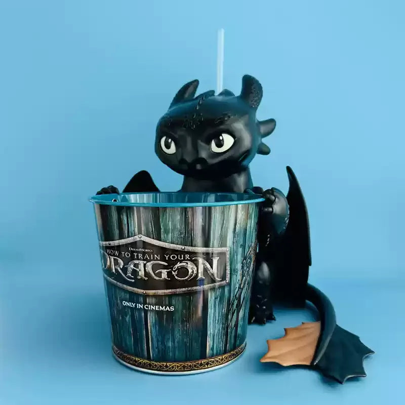 Toothless Dekorationsbecher – Stilisiertes Anime-Design 50°C Limit