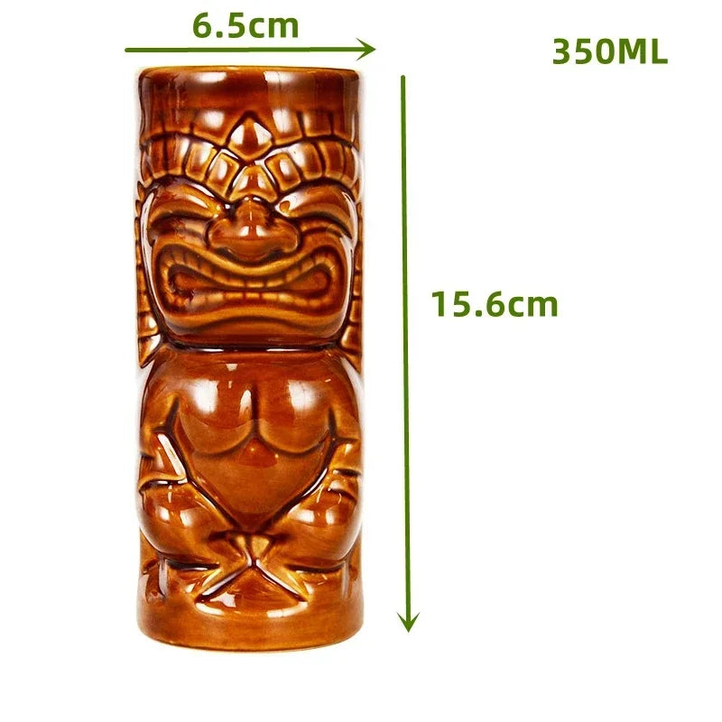 Keramische Tiki-Becher – Amerikanisch Handgemacht – 201-700ml