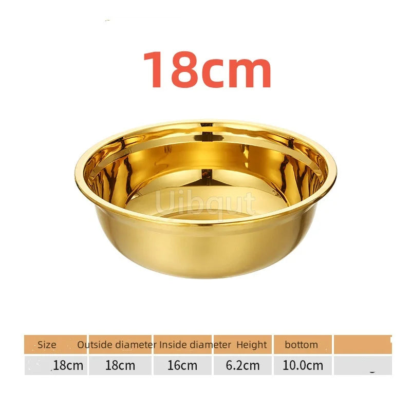 Sieb – Goldener Edelstahl – Verschiedene Grössen