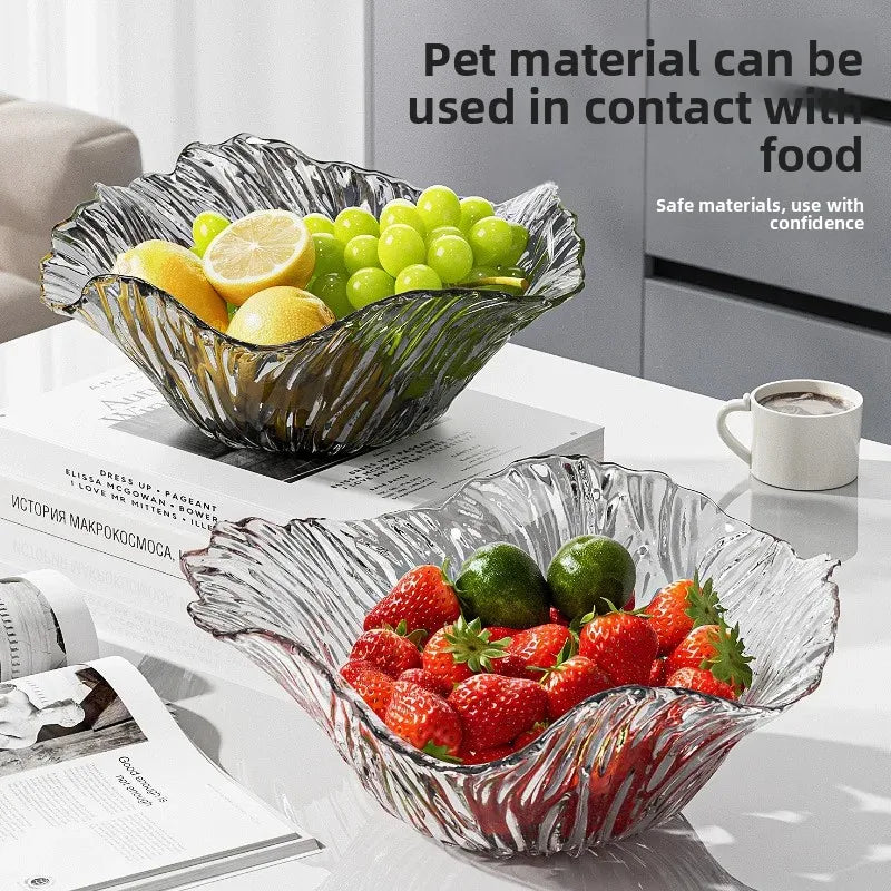 Fruchtschale – Transparentes PET – Vielseitig & Stilvoll