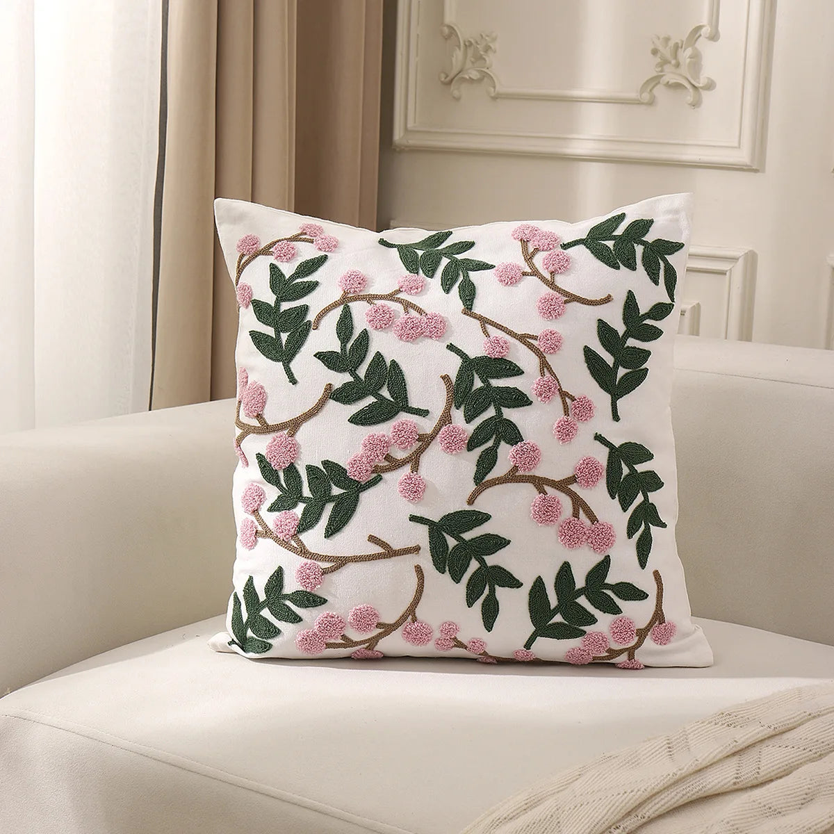 Dekokissenbezug – Rustikaler Strickstil – 45x45cm