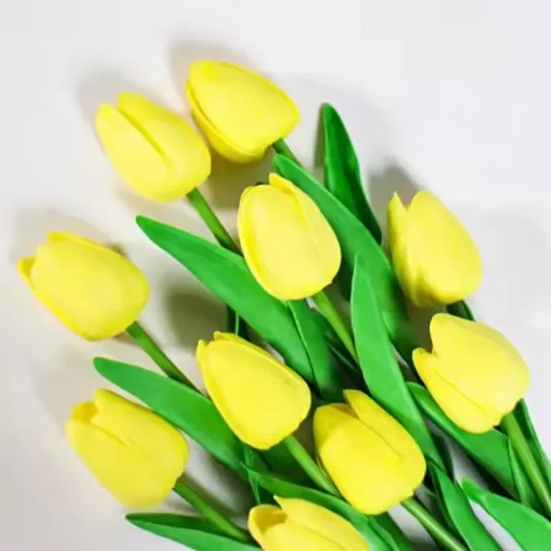 Tulpenstrauss – Realistische Latexblumen – Hochzeit & Wohndekor