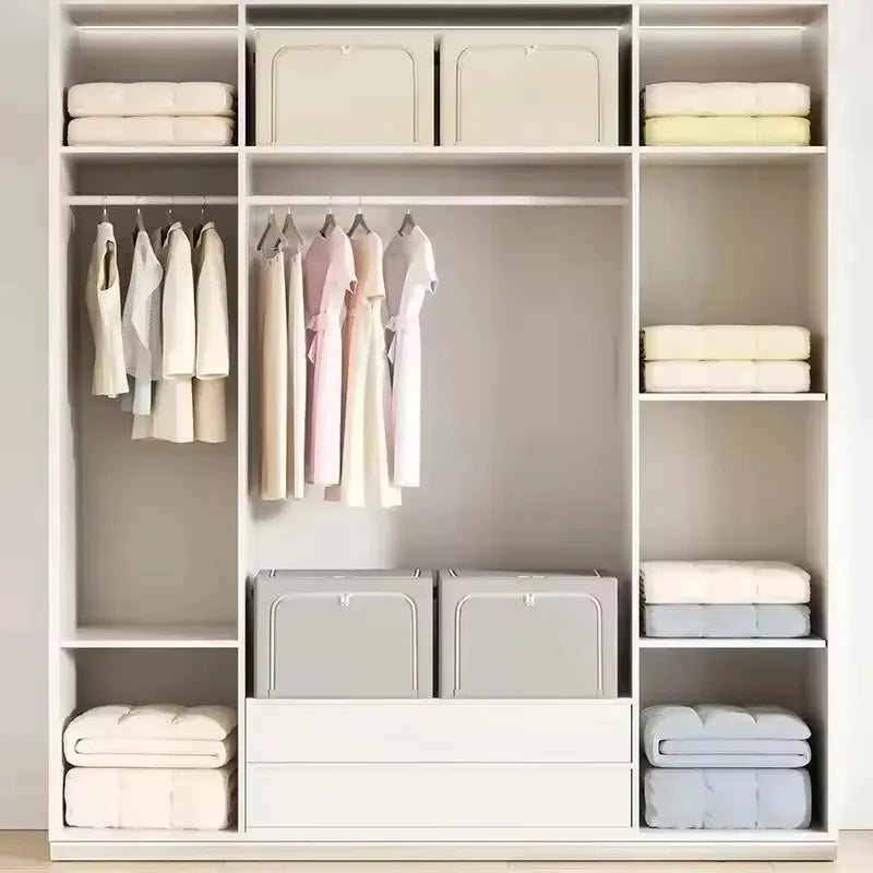 Grosser Kleiderkorb - Moderner Polyester - 100L Stauraum