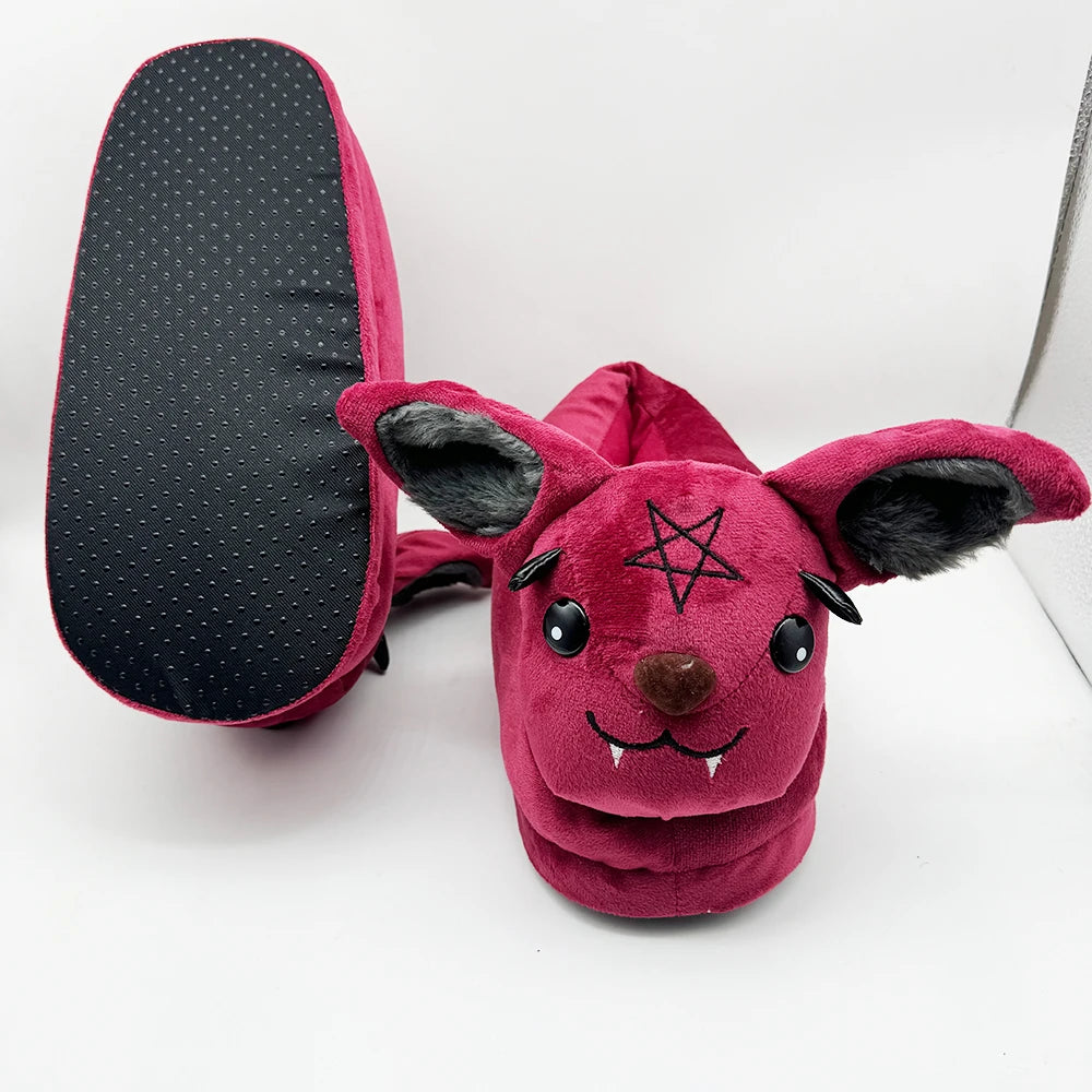 Horror Plüsch Hausschuhe – Halloween Gemütlichkeit