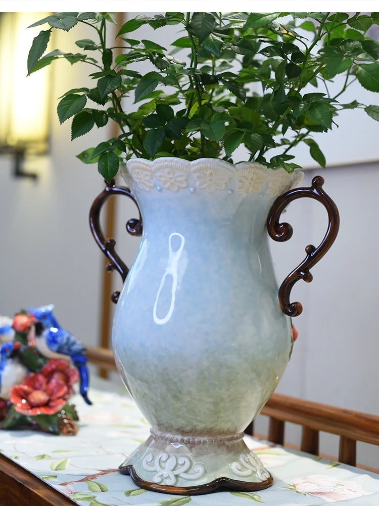 Keramikvase – Modern Organisch – 21x19x22 cm