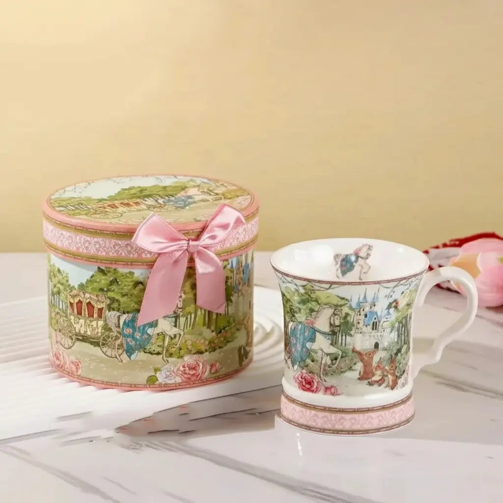 Kaffeetasse aus Feinporzellan – Prairie Chic Mit Ergonomischem Griff