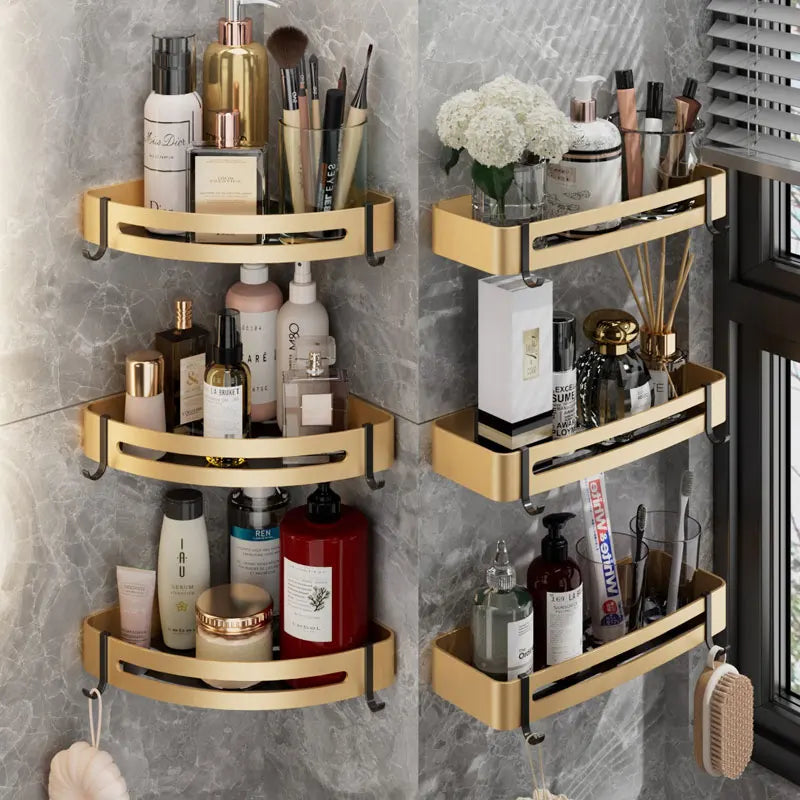 Badezimmer Regal – Aluminiumlegierung – Wandmontiert