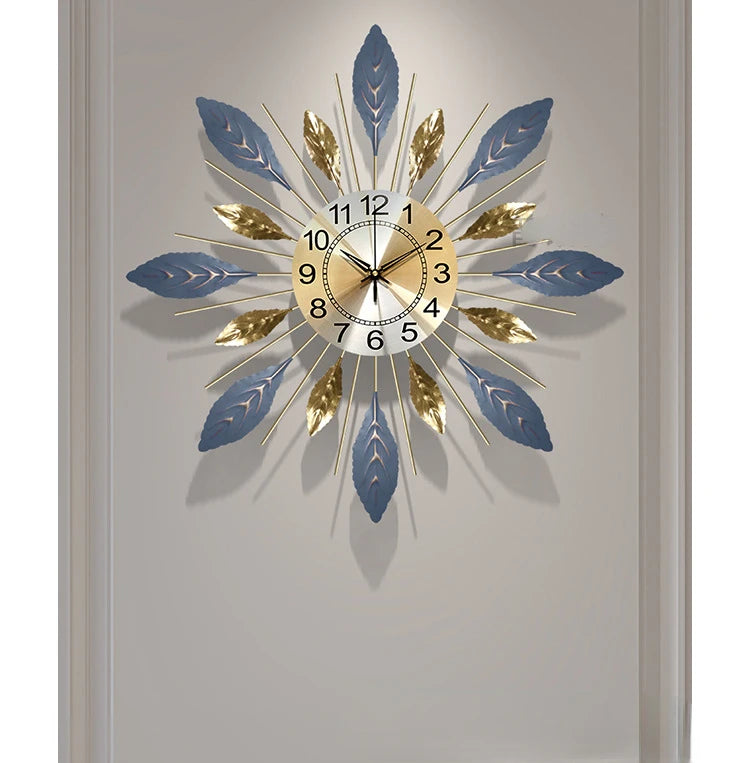 Wanduhr Kunst – Nordisch Stil für Wohnzimmer