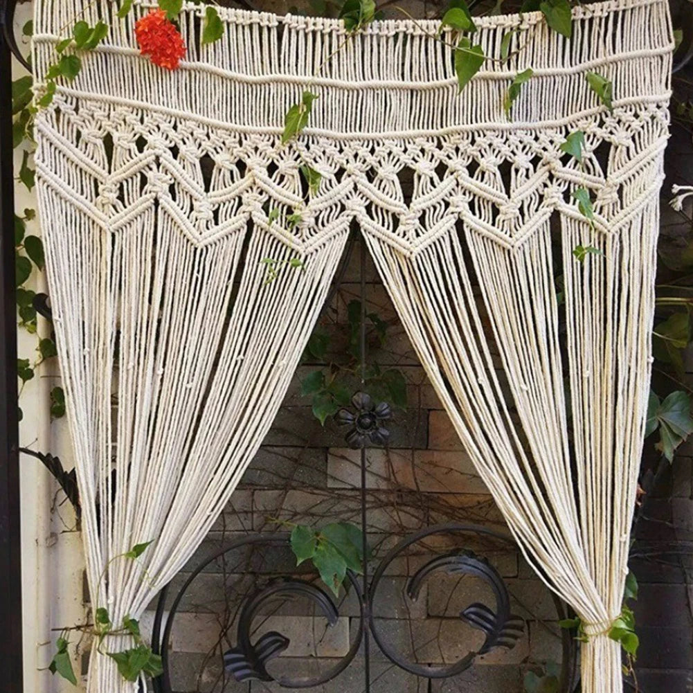 Gewebter Türteppich - Boho Baumwolle - 95x180cm bis 150x180cm