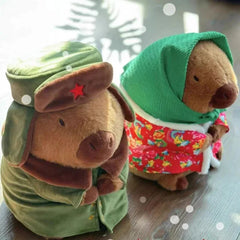 Capybara-Kuscheltier – Militärstil – 25cm