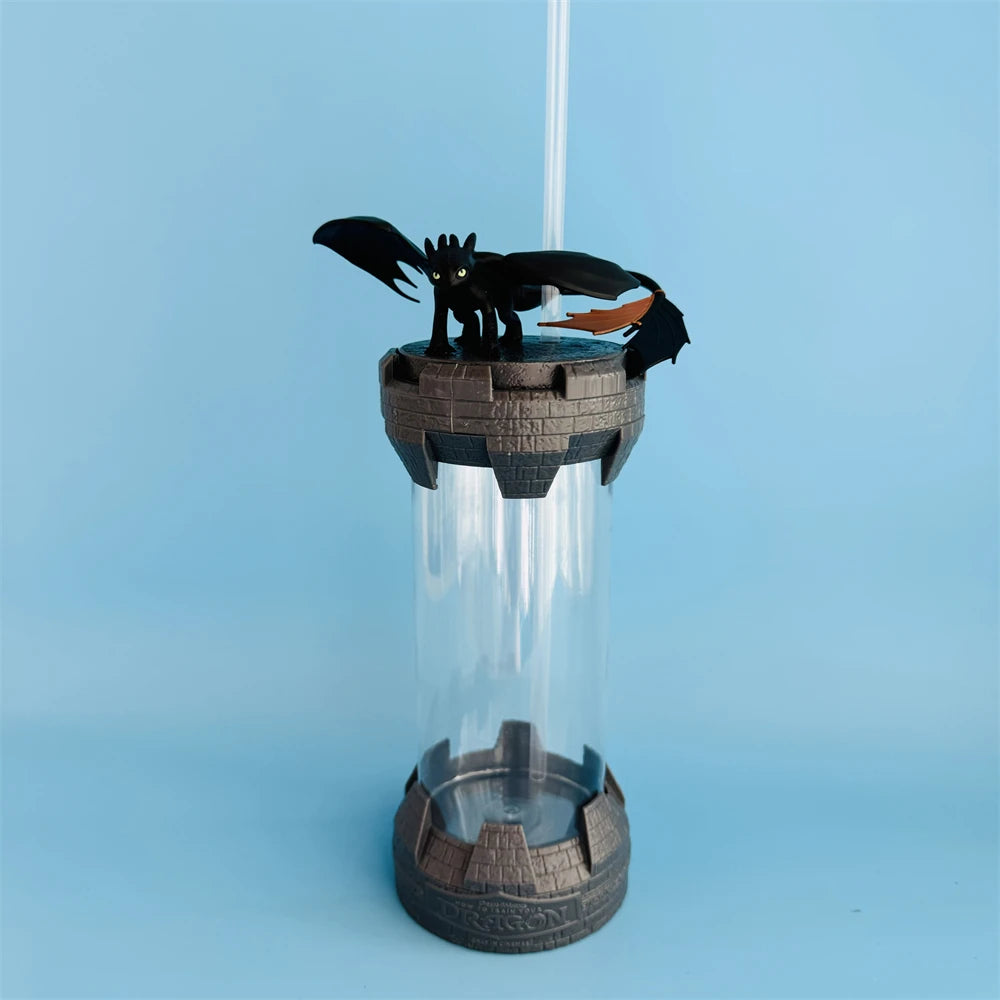 Toothless Dekorationsbecher – Stilisiertes Anime-Design 50°C Limit
