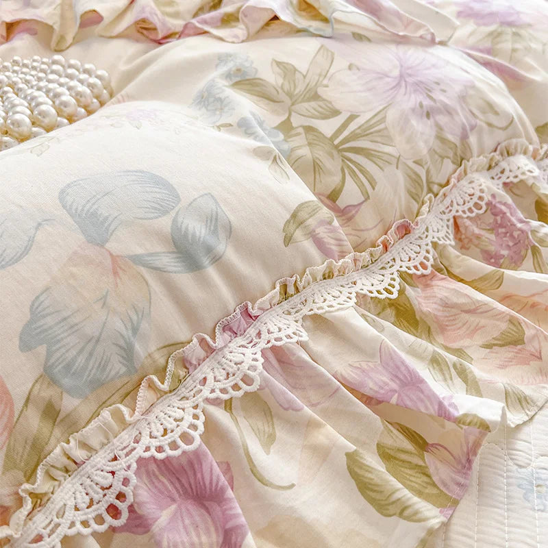 Bettbezug Set – Koreanischer Prinzessinnenstil – 100% Baumwolle