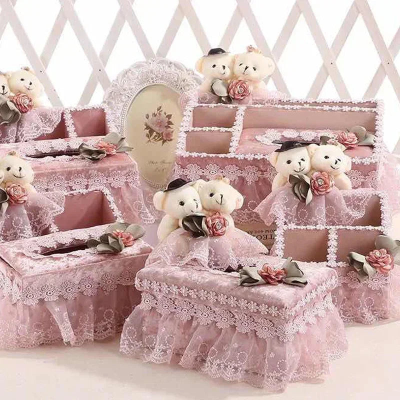 Multifunktions-Aufbewahrungskorb – Europäischer Stil – 29x18x14cm