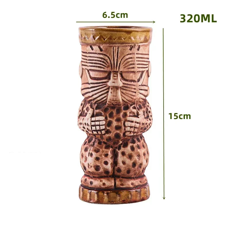 Keramische Tiki-Becher – Amerikanisch Handgemacht – 201-700ml