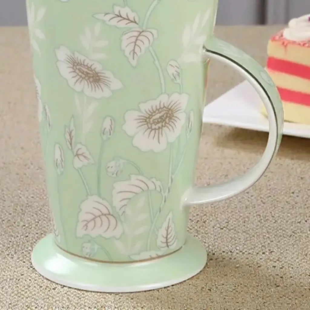 Keramik Luxus Tasse – Europäischer Stil & Grosse Kapazität