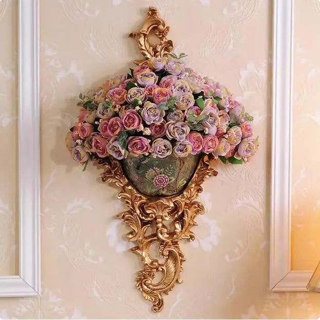 Europäische Wandvase – Resindeko für Hotels