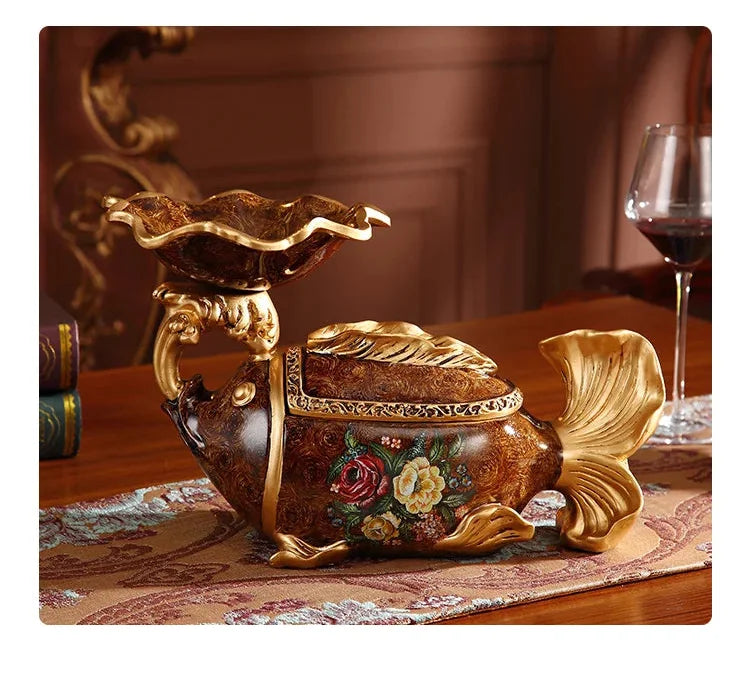 Luxus Resin Taschentuchbox – Europäischer Stil