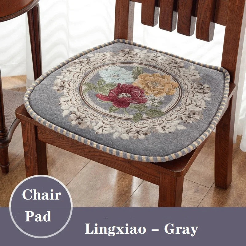 U-förmige Memory-Schaum-Sitzkissen – Blumenmuster 42x44cm