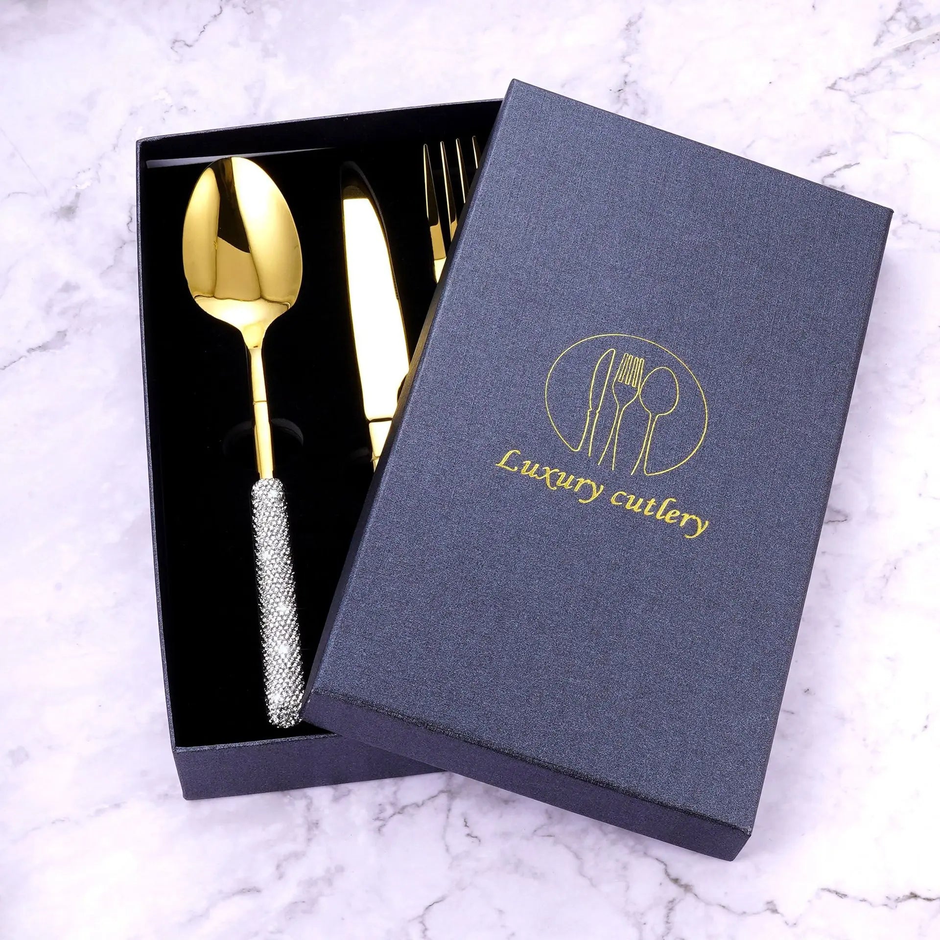 Luxus Besteckset – Edelstahl – Zuhause & Events