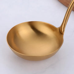 Kochwerkzeug-Set – Edelstahl Gold – Küchen-Eleganz