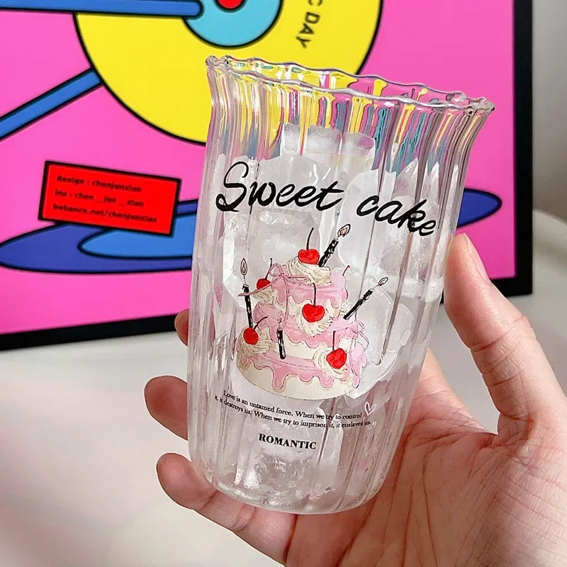 Herz Glas Cool Tasse – Keramikdesign – 500ml Füllmenge