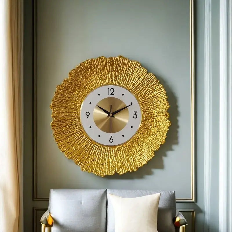 Luxusuhr - Moderne Eisen - 30.5cm Rund