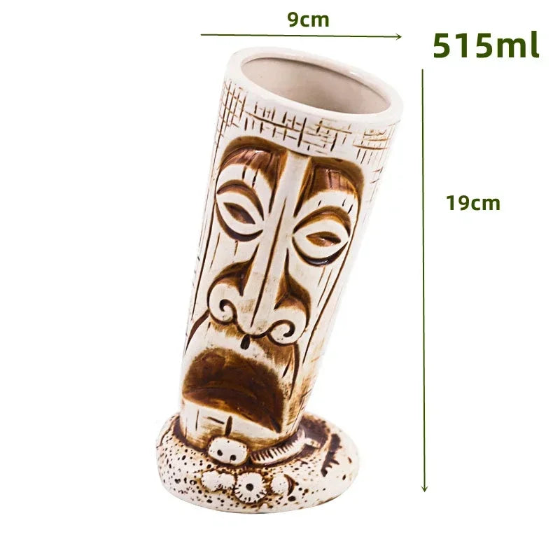 Keramische Tiki-Becher – Amerikanisch Handgemacht – 201-700ml