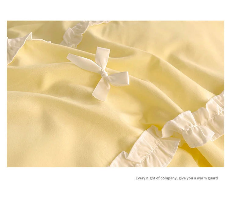 Koreanisches Bettwäsche-Set – Mikrofasern Luxus – 180x200 4-tlg