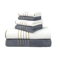 Velour Handtuchset – Sanft, Schnell Trocknend – 70x140 cm