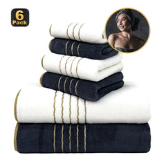 Velour Handtuchset – Sanft, Schnell Trocknend – 70x140 cm