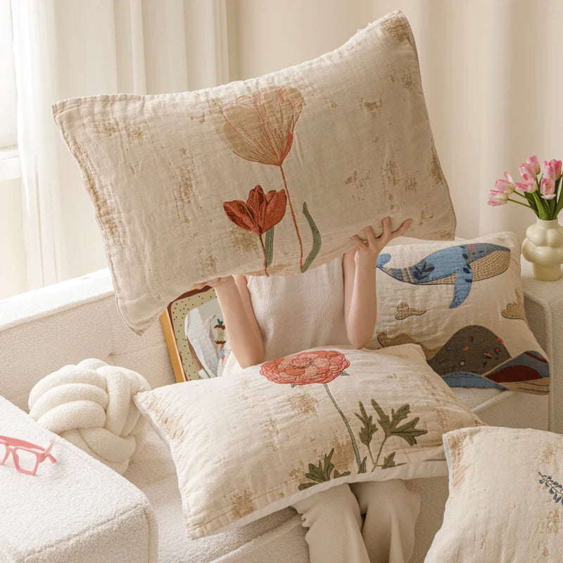 Mode-Kissenbezug – Jacquard Polyester, 52x75cm