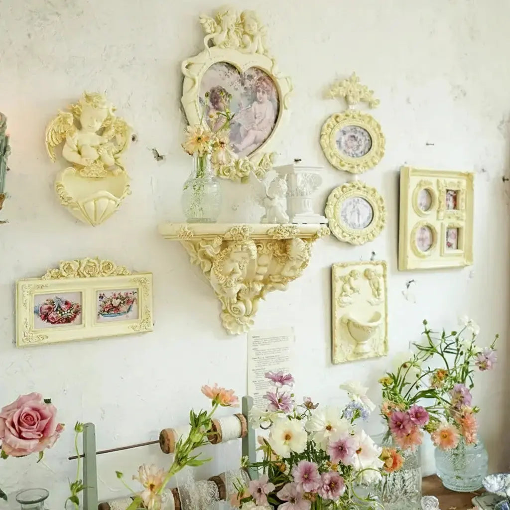 Vintage Fotorahmen aus Harz – Unregelmässiges Design