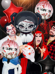 Halloween Ballons – Folien-Design – 5er Set