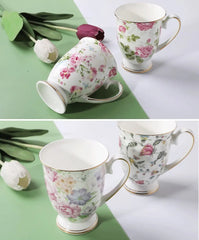 Kaffeetasse aus Feinporzellan – Prairie Chic Design