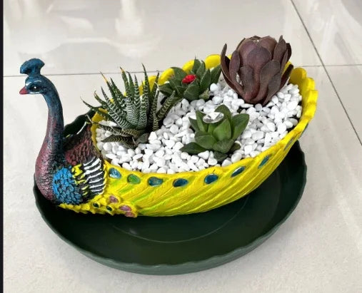 Kreativer Blumentopf – Keramik Resin Design – Tischvase