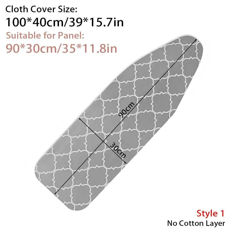 Bügeltischbezug – Baumwolle Klassisch Grau – Verschiedene Grössen