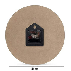 Wanduhr – Antikes Holz Design – 25CM Leise