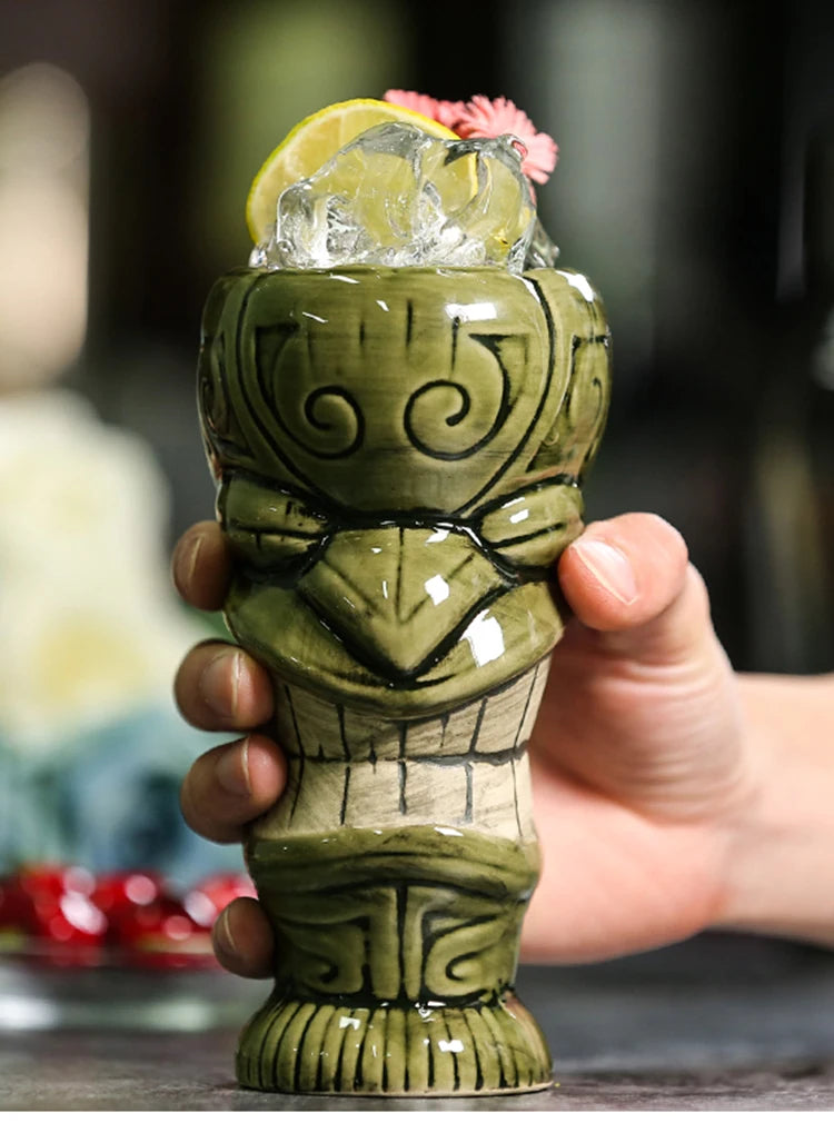 Keramische Tiki-Becher – Amerikanisch Handgemacht – 201-700ml