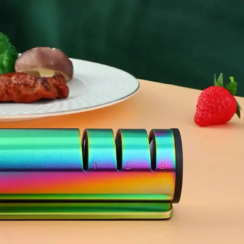 Messerschärfer – Edelstahl Design – Küchen-Essential